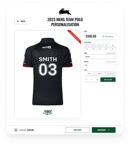 Jersey Customization